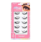 #06 - 5 Pair Pack Premium 3D Silk Mink False Lashes