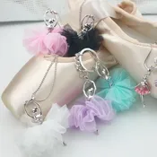 American Dance Supply Tutu Ballerina Keychain