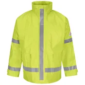 Bulwark FR Class 3 Hi Vis Rain Jacket JXN6YE