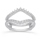 14K WHITE GOLD DIAMOND JACKET W902135