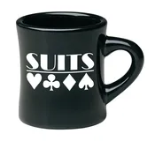 10 oz. Black Military / Diner Mug