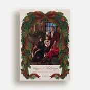 Chris Loves Julia Welcome Home Holiday Card