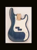 P-Style Body / 1 Piece Swamp Ash / 4 lbs. 4 oz. / Nitrocellulose TruGrain™ 'Deep Lake Placid Blue' / Closet Clean - w/ Lacquer Checking (#GIN-4139-B)