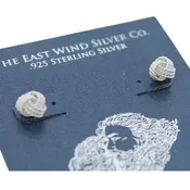 Sterling Silver Knot Earrings