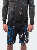 Abstract Black Shorts