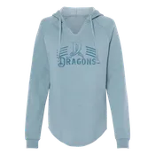 108 Stitches Ladies Cigar Band Drop Tail Hoodie