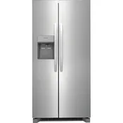 Frigidaire FRSS2323AS 22.3 Cu. Ft. Side-by-Side Refrigerator with Ice And Water Dispenser – Stainless Steel