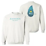 Aasia Laurencin - La Vie Kut Fute Fer Crewneck Sweatshirt - White