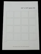 Blank 3/4" Neutral Swatch Cards
