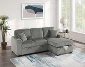 2-Piece Convertible Sectional Sofa Set
