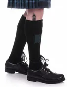 Black Kilt Hose