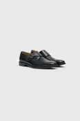 Black Monk Strap Shoes