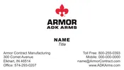 ADK ARMS Business Card