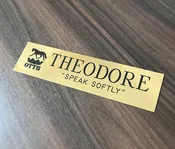 2" x 8" Traditional Metal Stall Plate