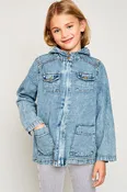 Acid Wash Cargo Jacket