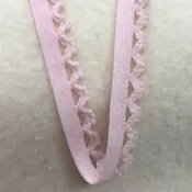 1/2" Fancy Picot Elastic-Baby Pink