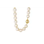 10-13.7mm Cultured South Sea Pearl Necklace with Diamond Clasp