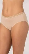 Dixie Belle® Cotton Hipster Panty with Lace Waistband
