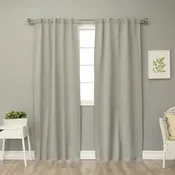 Back Tab Blackout Curtains - 40"W