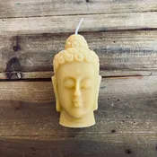 Beeswax Buddha Head Candle