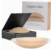 1 pair reusable adhesive silicone nipple covers- Fair Skin tone