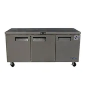 3 Door Undercounter Refrigerator