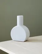 Eshleman x Avion White Round Bottle Vase — AVION Clothier