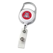 ARIZONA WILDCATS RETRACTABLE DELUXE BADGE REEL. SOLD IN SETS OF 3 ONLY.
