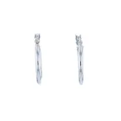 20 mm Sterling Silver Hoop Earrings