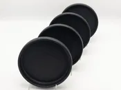 American Modern Salad Plate Set - Set of 4 - Matte Black