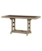 33 in. x 75 in. Rectangle Poly Table