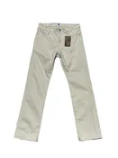 Ankara Cotton Satin Pant: Off White