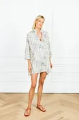 Ballet Sequin Hydrangea Mini Everyday Dress