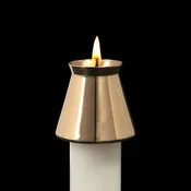 1-1/2" Brass Candle Follower