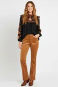 Blouse brodée manches longues JAZZ
