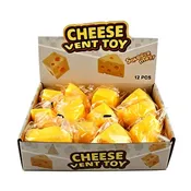 Cheese Wedge Squeeze Squishy Stress Relief Toy