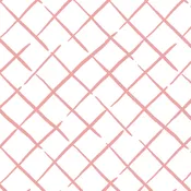 Bahama Court Trellis Reverse Unpasted Wallpaper - Southampton Pink