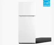 17.6 cuft. Top Freezer Refrigerator, Ice Maker Ready - White