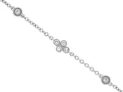 Diamond and Gold Link Bracelet