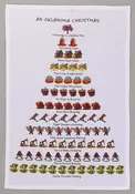 12 Days of Oklahoma Christmas Kitchen Towels - Set of 4