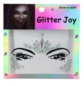Face Jewels - AB, Glow in dark