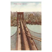 Brooklyn Bridge, New York City Postcard