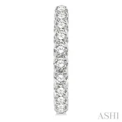 10 Ctw Inside-Out Round Cut Diamond Hoop Earrings in 14K White Gold