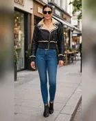 2024655 - Aspen Luxe Cropped Shearling Aviator Jacket