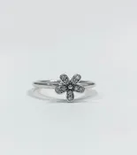 Bloom Flower Ring Sterling Silver