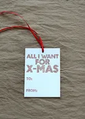 All I Want Gift Tags