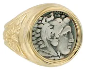 Alexander the Great Coin Ring