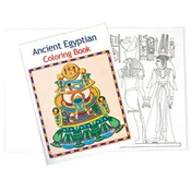 Ancient Egyptian Coloring Book - 16 pages - 8 x 11"