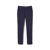 AK18B - Straight Fit Chino Pant For Boys, Stretch Twill, Adjustable Waist, Navy, grey