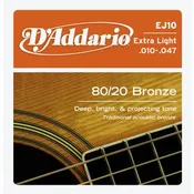 D’Addario EJ10 80-20 Bronze X-Lite